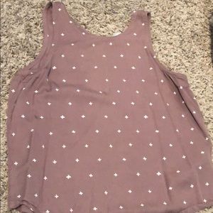 RVCA Purple tank/blouse